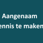 De nieuwe bestuursleden stellen zich graag even voor