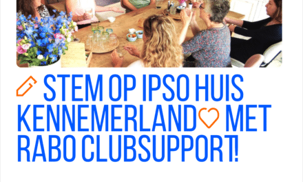 Steun IPSO Huis Kennemerland met Rabo ClubSupport